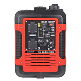 Matrix Notstromaggregat Benzin leise 2000 Watt Inverter Stromerzeuger Stromgenerator mit USB Stromaggregat digitaler Generator Eco Modus sehr leise PG 2000i-USB | 4 Takt | 2x230V | 12V | 2xUSB | 23kg