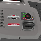 Briggs & Stratton 030800 Benzin Inverter Stromerzeuger Generator der PowerSmart Serie P2400 mit 2400 Watt/1800 Watt sauberem Strom, ultraleise und leichtgewichtigise, W, 230 V, Grau / Rot