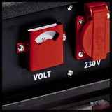 Einhell Stromerzeuger (Benzin) TC-PG 35/E5 (3100 W Maximalleistung, 2600 W max. Dauerleistung, 15 L Tank, 4-Takt-Motor, AVR-Funktion, 2x 230 V, Ölmangelsicherung, Überlastschutz)