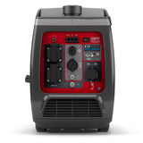 Briggs & Stratton 030800 Benzin Inverter Stromerzeuger Generator der PowerSmart Serie P2400 mit 2400 Watt/1800 Watt sauberem Strom, ultraleise und leichtgewichtigise, W, 230 V, Grau / Rot