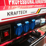 Kraftech / Benzin / Petrol / Stromerzeuger / Generator / PK-6500W / Stromgenerator / Aggregat / Notstromaggregat /Stromaggregat / NOT Strom / Neu